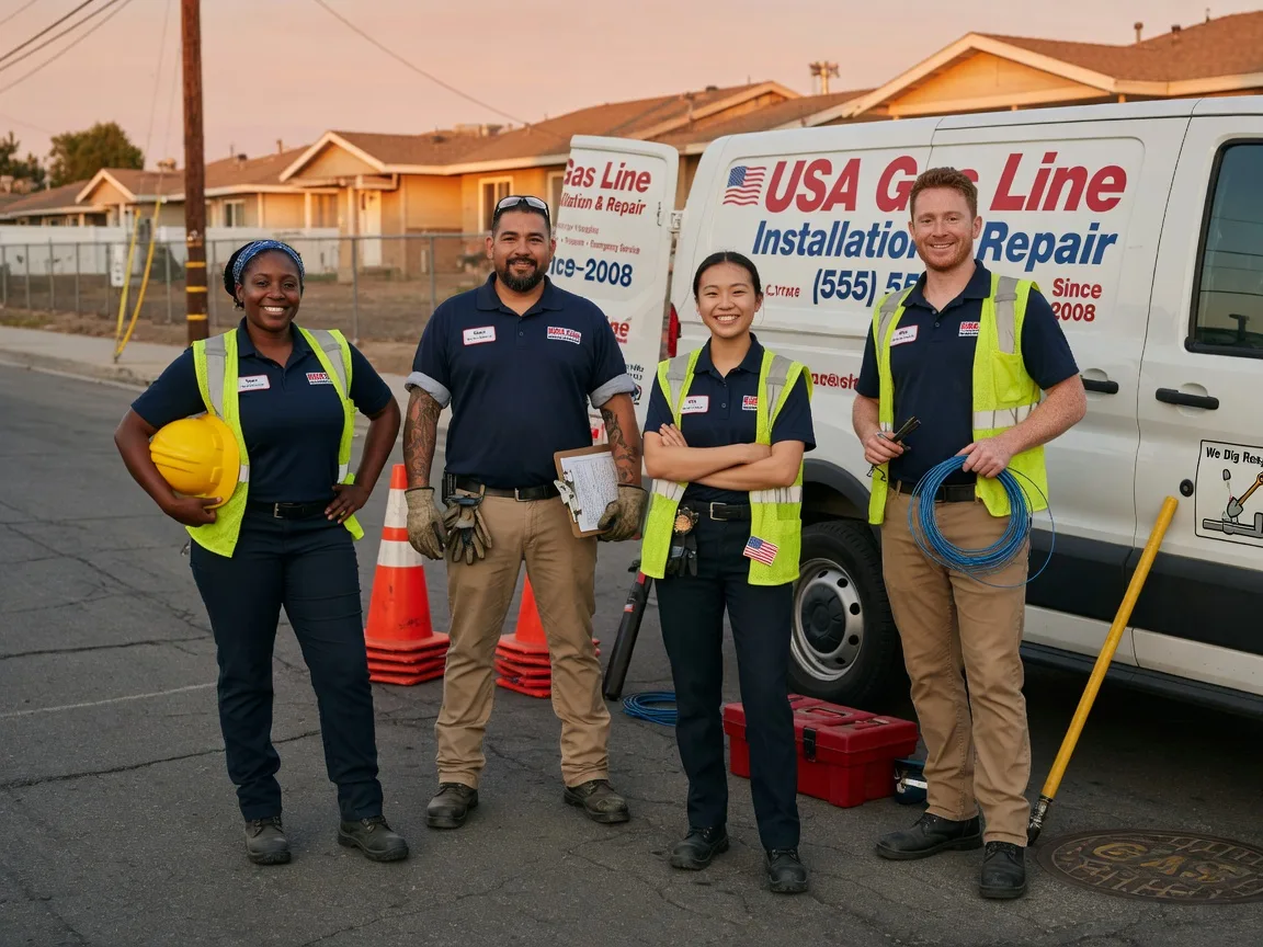 Gas Line Installation company in O Kean, AR